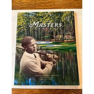 1998 Masters Journal Augusta National Golf Club Magazine Georgia April 6-12